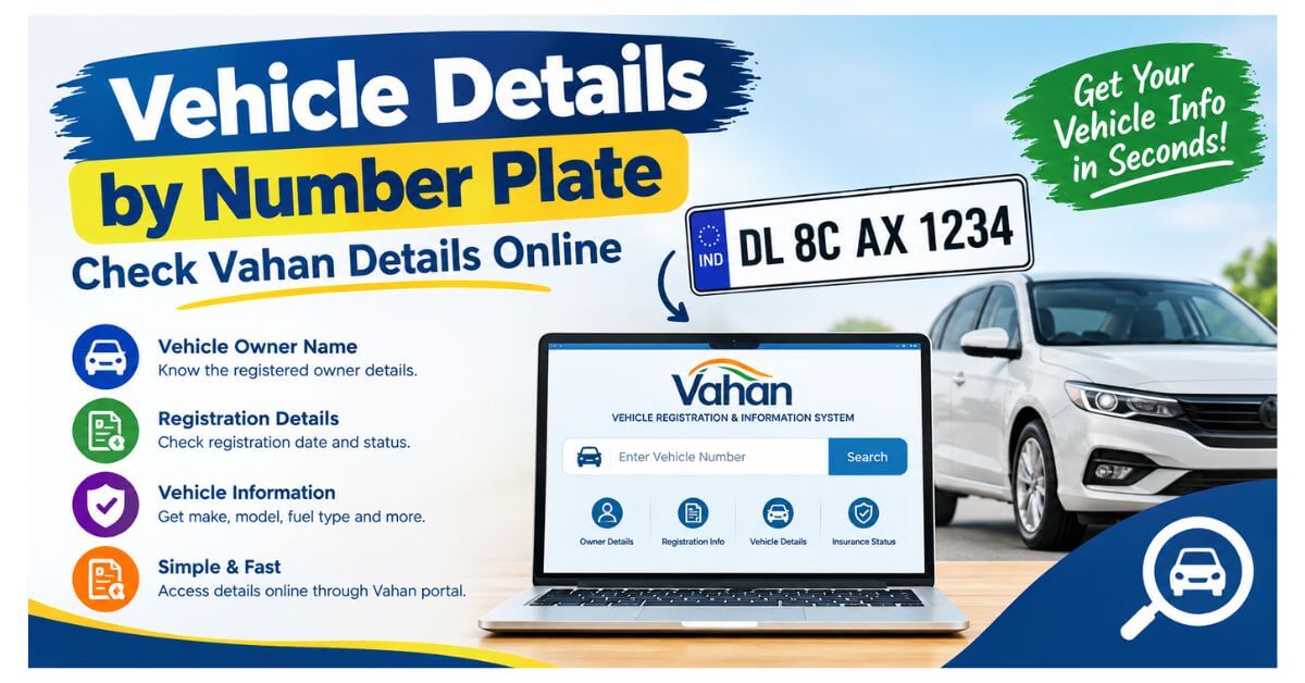 Vehicle Details by Number Plate - Check Vahan Details Online